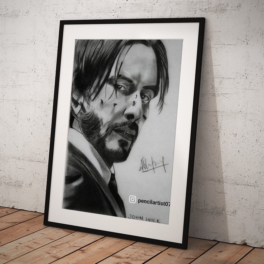How to Draw Keanu Reeves Drawing | John Wick: Chapter 4 (2023) Official  Drawing Video | #KeanuReeves - YouTube